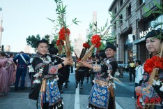 图集 | 外滩刮起“最炫民族风” 福地怀化惊艳上海旅游节