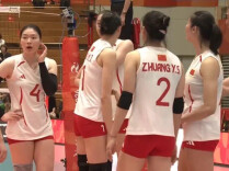 中国女排3比0战胜菲律宾队 取得亚运会开门红
