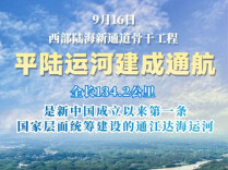平陆运河建成通航