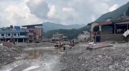 尼泊尔泥石流灾害遇难人数升至1410人 失联6145人