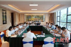 张健来衡调度第十二届全球湘商大会筹备工作，朱健参加