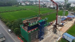 虞公港铁路建设刷新进度条