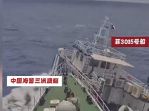 菲船十分钟内两次挑衅我海警艇 现场视频还原真相