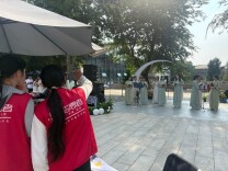 长沙民政职院殡仪学子助力“湘江小剧场”快闪巡演以志愿服务践行“三全育人”