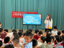 天元区栗雨街道社区卫生服务中心走进辖区三所幼儿园开展“全国爱牙日”健康讲座
