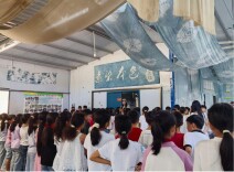  溆浦县两丫坪镇中心小学开展植物染劳动实践活动
