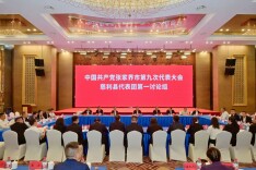 陈澎参加市第九次党代会慈利县代表团讨论