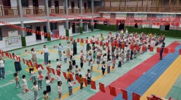 石门县楚江二幼：萌娃花式献礼祖国华诞