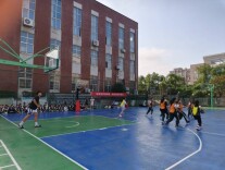 湘潭市雨湖区九华杉山学校开展校园篮球班级超级联赛