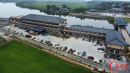 中交长沙建设有限公司承建汨罗河泊潭文旅配套项目交付投用