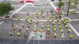 风雨兼程 10.1公里献礼祖国——安仁县酷跑运动协会开展国庆聚跑活动