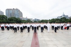 郴州市举行国庆升国旗仪式：共贺祖国华诞 凝聚奋进力量