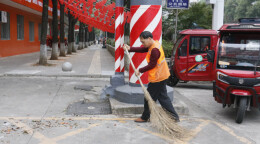 “环卫橙” 守护 “中国红”！向邵东这群城市美容师致敬