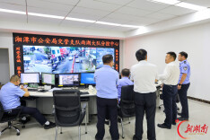湘潭市雨湖区领导督导检查国庆假期交通安保工作