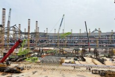国庆我在岗｜毫米级“绣花”！长沙奥体中心全力推进钢结构施工