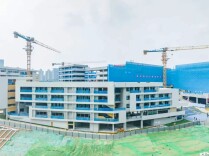 抢抓施工黄金期，金星中学项目冲刺封顶