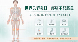 世界关节炎日丨关节炎不止伤膝盖 全身关节都需科学养护