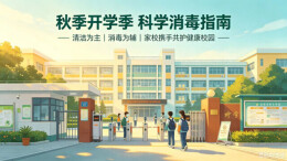 湖南省疾控发布校园消毒要点提醒