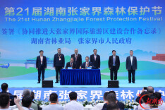 省林业局与张家界市政府签署备忘录 协同共建大张家界国际旅游区