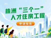 株洲“三个一”人才住房工程申请指南