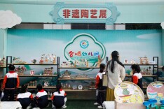 衡阳县合顺幼儿园：布展非遗陶艺，助力体育盛会