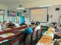 情暖金秋，爱在重阳——永兴县便江街道塘门口学校开展退休教师重阳节茶话会