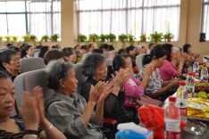 会同县一完小：九九重阳暖校园 敬老情长薪火传