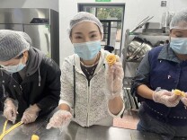 石门永兴街道中心幼儿园：家长巧手做花卷 实地督查护食安