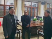 吴启旺带队检查厅机关及直属单位安全工作