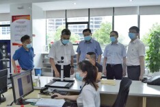 谭颂方到省直公积金中心开展“走流程、解难题、优服务”活动