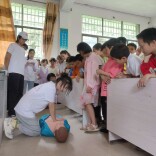 长沙民政职院开展“三下乡”防溺水安全教育