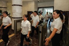 长沙水业集团开展供水大厦应急疏散演练