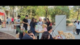 长沙民政职院艺术学院开展“三全育人”科技文化展示活动