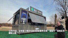 机器人服务员北京朝阳公园“上新”