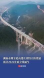 永州零道高速长冲特大桥贯通，预计2026年底全线通车