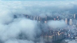 壮观！云海漫城绘仙境