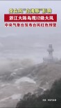 受台风“白海豚”影响，浙江大陈岛现12级大风