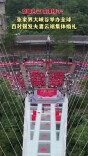 张家界大峡谷举办全球百对银发夫妻云端集体婚礼