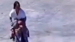 为母则刚！地震瞬间妈妈“一拖三” 拎起三胞胎往外跑