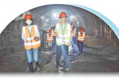 大娄山中的建设者