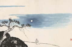 展品欣赏丨齐白石山水画：笔简意远，独具匠心