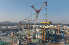 吊装总重594吨！中联重科3200吨履带吊刷新华龙一号吊重纪录