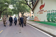 为专武干部“充电蓄能”  李永军赴省人武学校调研