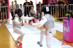 百名小剑客“论剑” 长沙雨花区第五届小学生击剑比赛今日开赛