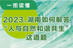 一图读懂丨2023，湖南如何解答“人与自然和谐共生”这道题