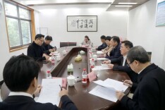 中国文联文艺志愿服务中心主任、中国文艺志愿者协会副主席兼秘书长冀彦伟一行来湘调研