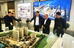 松霖集团董事长周华松考察宇业集团昆山项目