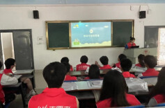 长沙民政职院软件学院开展“全民禁塑，共建美丽家园”主题宣传团课