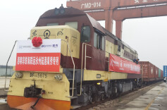 永州铁海联运常态化专列发车