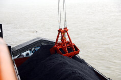 湖南岳阳铁水集运煤炭码头开港